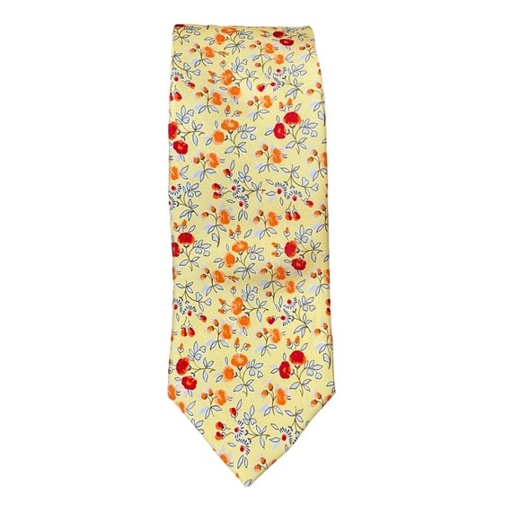 Hugo Boss Other - BOSS Hugo Boss Italian Silk Ditzy Floral Print Neck Tie